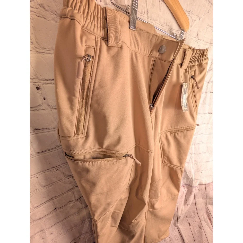 CQR NWT Men's Winter Tactical Pants Coyote Tan Size 36X 30 Polyester - Picture 9 of 9